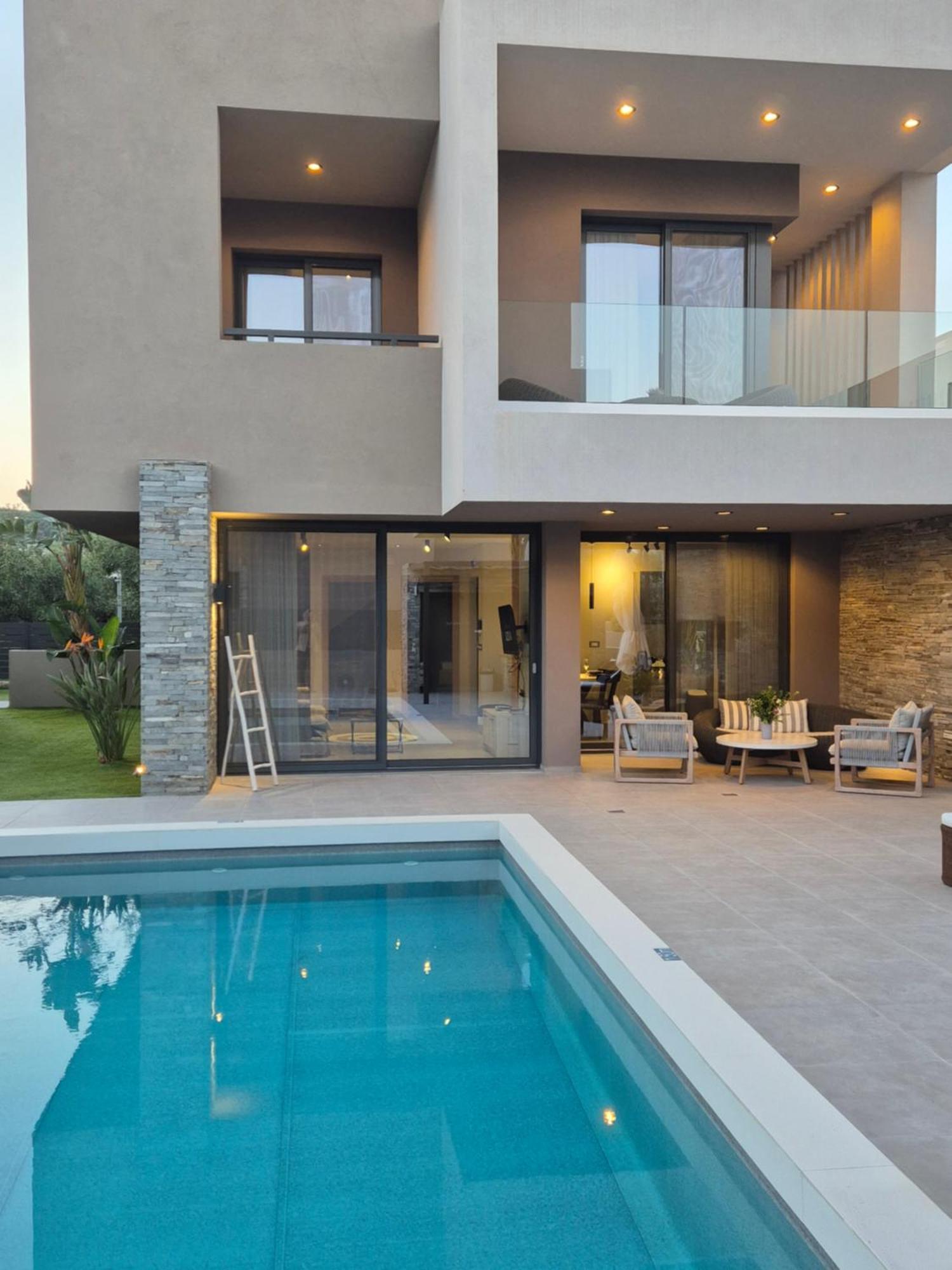 Vila Aguacate Glafki With Heated Private Swimming Pool Tsilivi  Exteriér fotografie